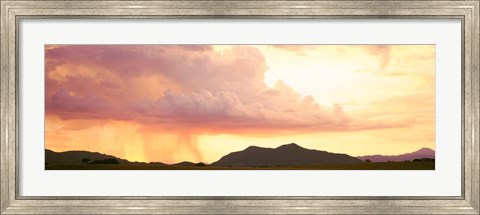Framed Huachuca Mountains, Arizona Print