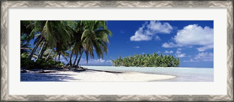 Framed Tuamotu Islands, French Polynesia Print