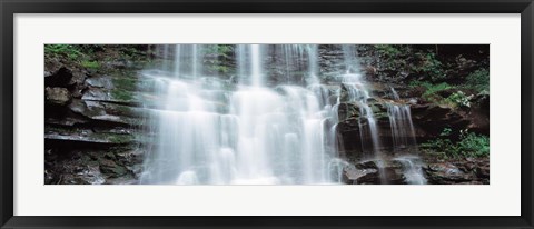 Framed Pennsylvania, Ganoga Falls Print