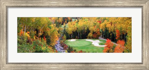 Framed New England Golf Course Print