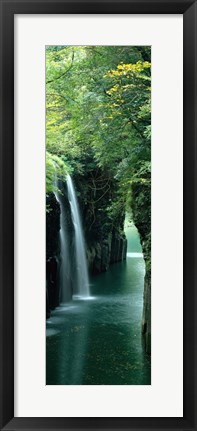 Framed Waterfall in Miyazaki, Japan Print