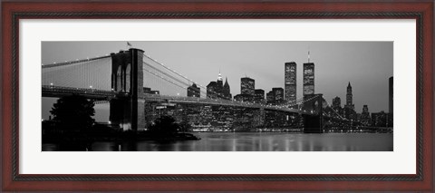 Framed Brooklyn Bridge, Manhattan, NYC Print