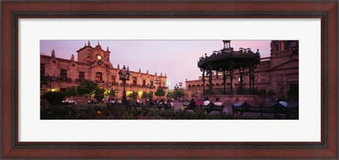 Framed Plaza De Armas, Guadalajara, Mexico Print