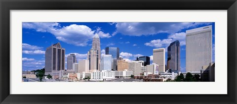 Framed Charlotte, North Carolina Print