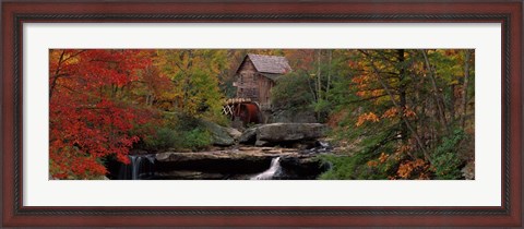 Framed Glade Creek Grist Mill, West Virginia Print