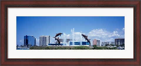 Framed Island Park, Sarasota, Florida Print