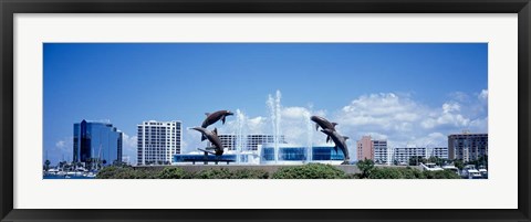 Framed Island Park, Sarasota, Florida Print