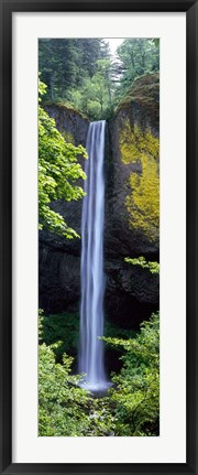 Framed Latourell Falls, Columbia River Gorge, Oregon Print