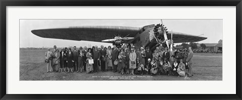 Framed Amelia Earhart, Washington DC Print