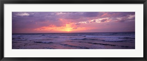 Framed Cayman Islands Sunset Print