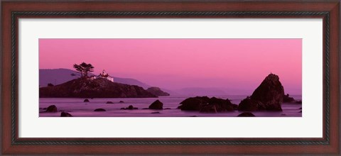 Framed Crescent City Lighthouse, California Print