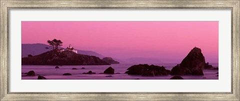 Framed Crescent City Lighthouse, California Print