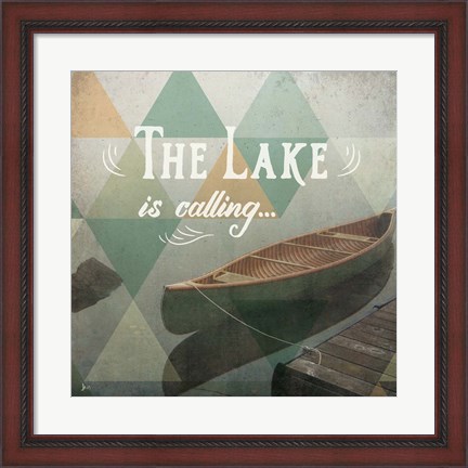 Framed Calm Waters II Print