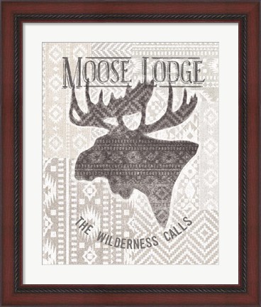 Framed Soft Lodge V Print