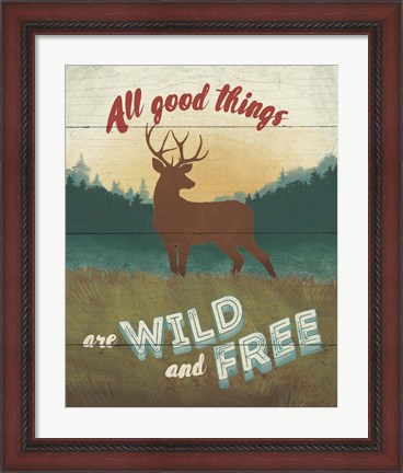 Framed Discover the Wild II Print