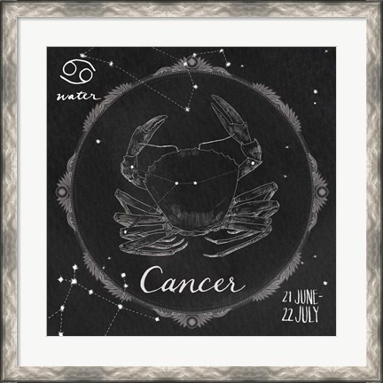 Framed Night Sky Cancer Print