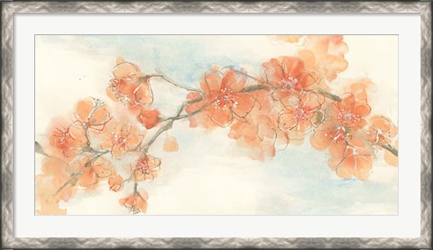 Framed Peach Blossom II Print