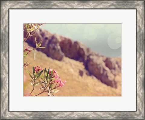 Framed Flowers in Paradise I Print