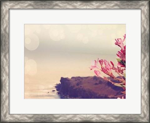 Framed Flowers in Paradise III Print