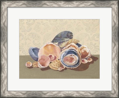 Framed Shell Collection I Print