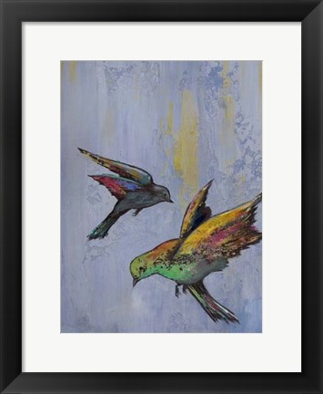 Framed Bright Wings II Print