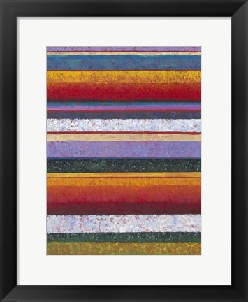 Framed Tulip Fields I Print
