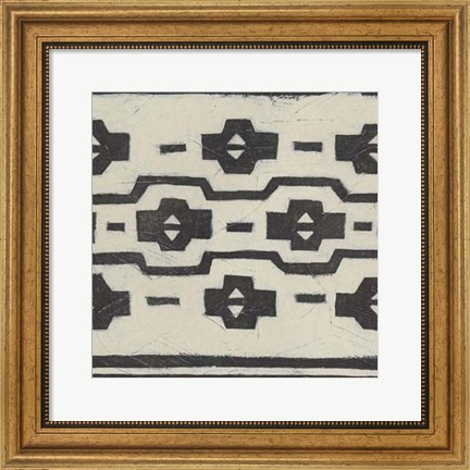 Framed Tribal Patterns VI Print