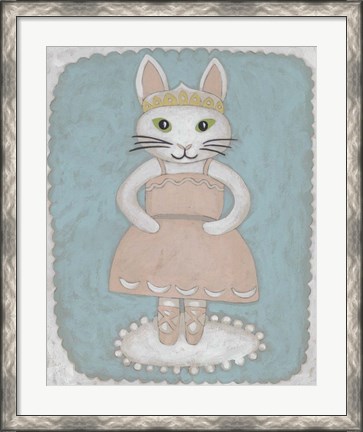 Framed Ballerina Animal II Print