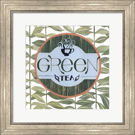 Framed Tea Label III Print