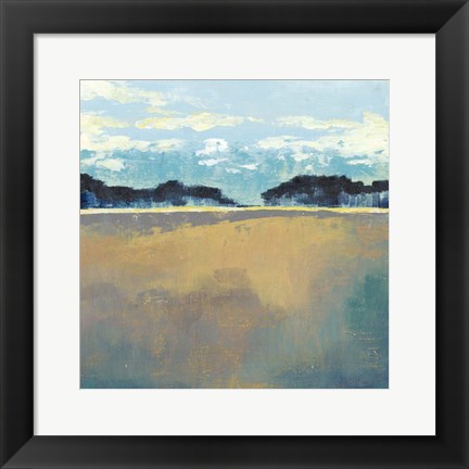 Framed Aureate Seascape II Print