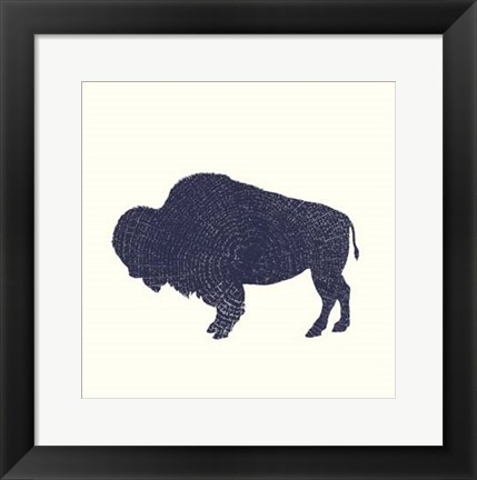 Framed Timber Animals II Print