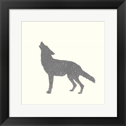 Framed Timber Animals IV Print