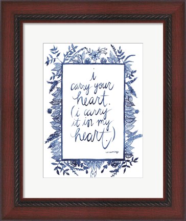Framed Love Quote III Print