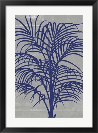 Framed Chromatic Palms I Print