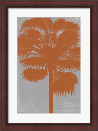 Framed Chromatic Palms IV Print
