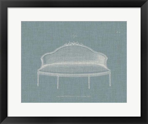 Framed Hepplewhite Sofas III Print