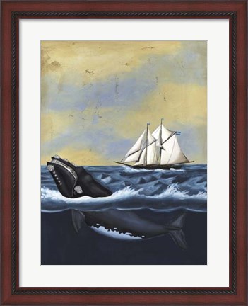 Framed Whaling Stories II Print