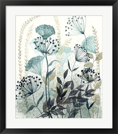 Framed Allayed Floral I Print