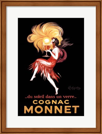 Framed Cognac Monnet Print