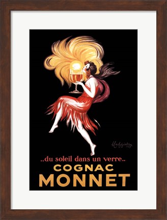 Framed Cognac Monnet Print