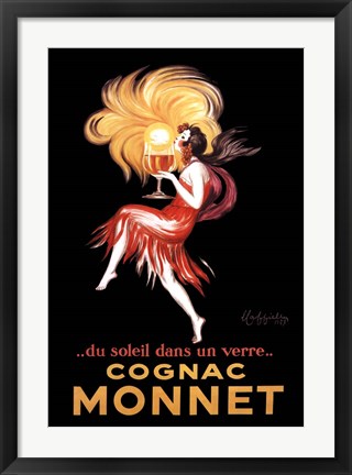 Framed Cognac Monnet Print