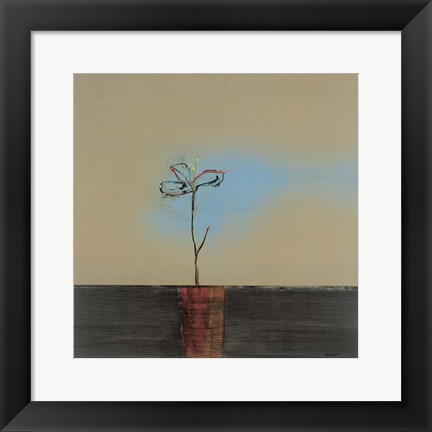 Framed Zen Blossom I Print