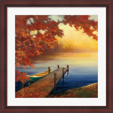 Framed Autumn Glow III Print