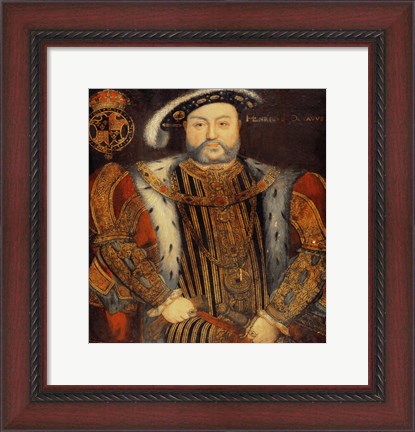 Framed Portrait of Henry VIII E Print