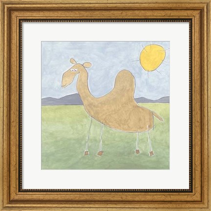 Framed Quinn&#39;s Camel Print