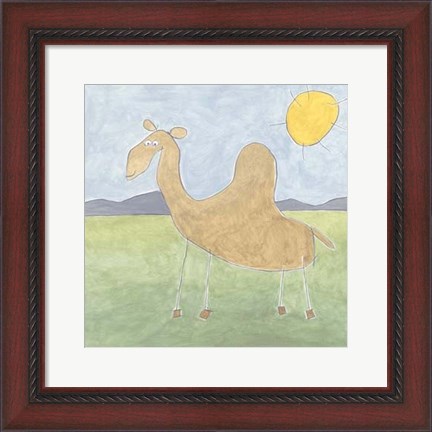 Framed Quinn&#39;s Camel Print