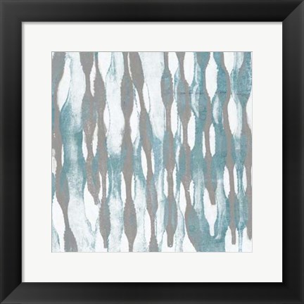 Framed Pattern Waves III Print