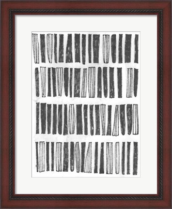 Framed Symbol Imprint IV Print