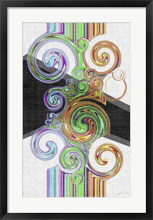 Framed Twirl III Print