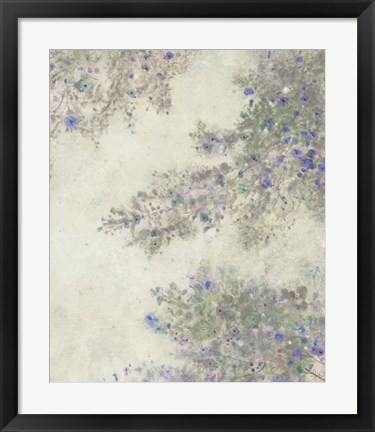 Framed Twig Blossoms II Print